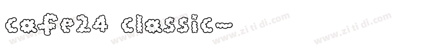 cafe24 classic字体转换